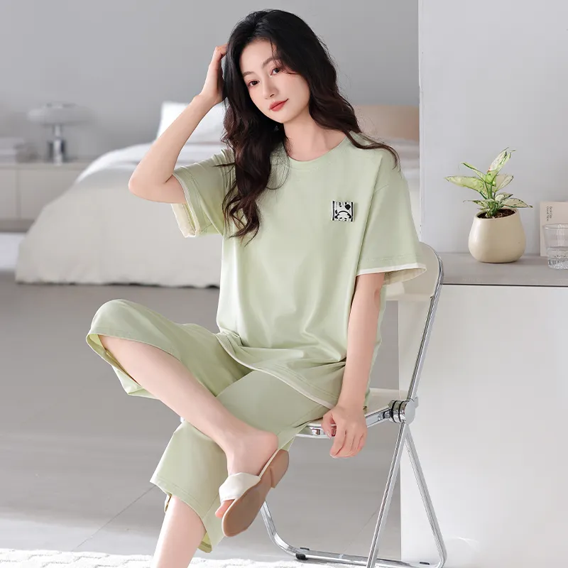 GOSO Pajama Set Women's Grass Green-1