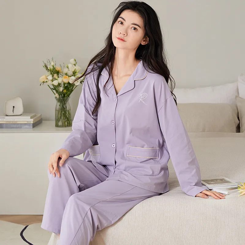 GOSO Pajama Set Women's Light Lavender-2