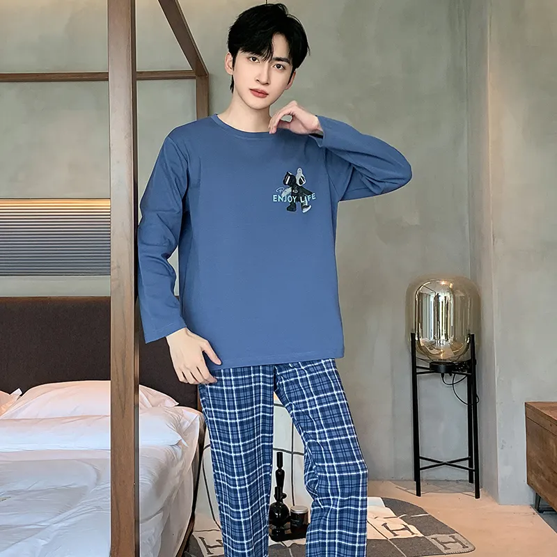 GOSO Pajama Set Men's Dodger Blue-5