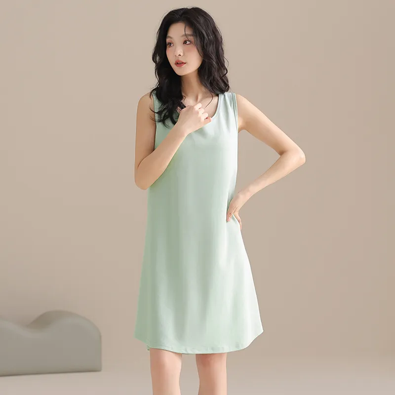 GOSO Nightgown Women's Blue Green-2