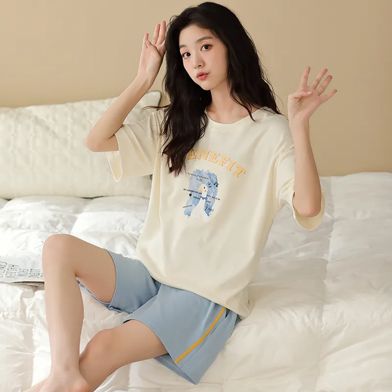 GOSO Pajama Set Women's Ivory White-4