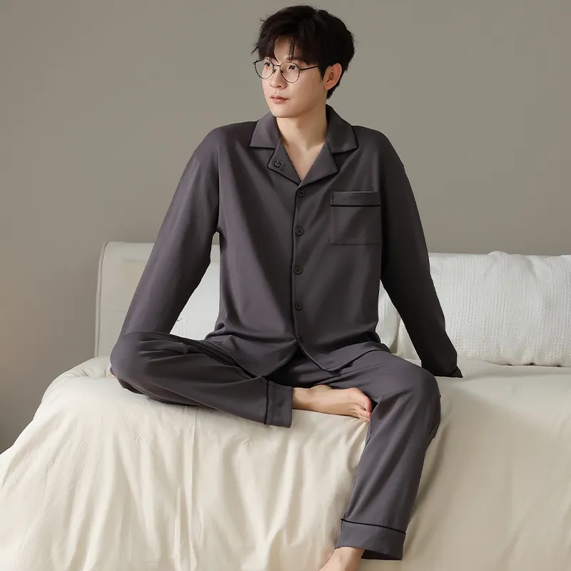 GOSO Pajama Set Men's Dark Gray-2