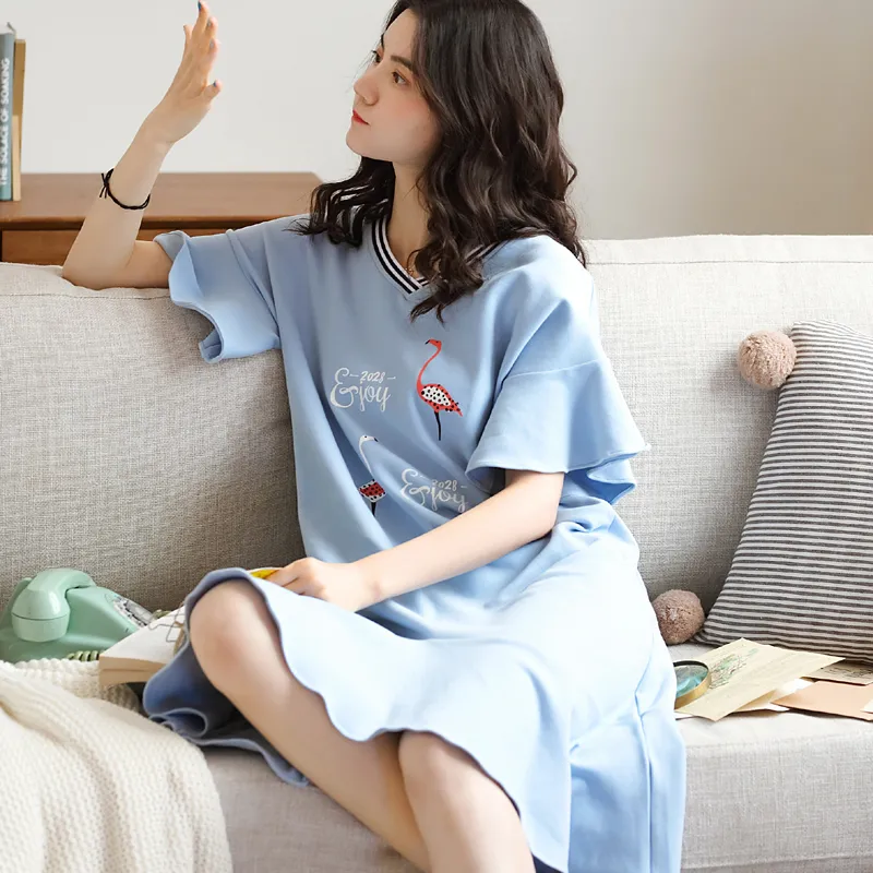 GOSO Nightgown Women's Sky Blue-5