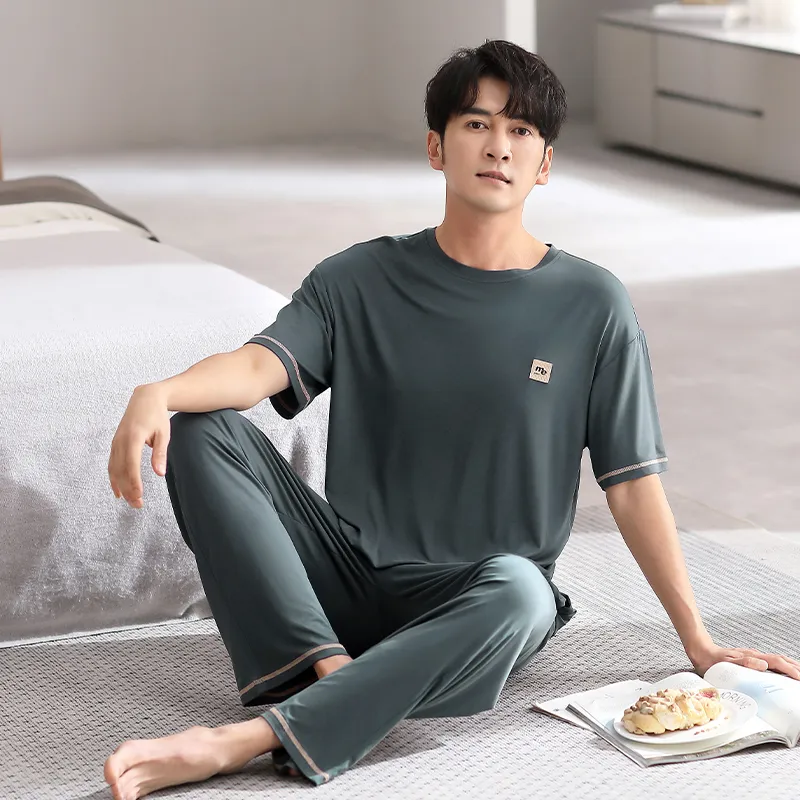 GOSO Pajama Set Men's Peacock Green-5