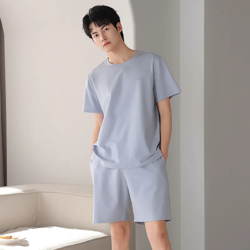 GOSO Pajama Set Men's Steel Blue-1