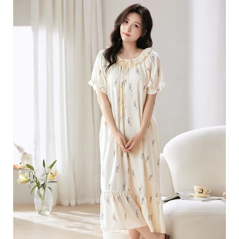 GOSO Nightgown Women's Ivory White-1