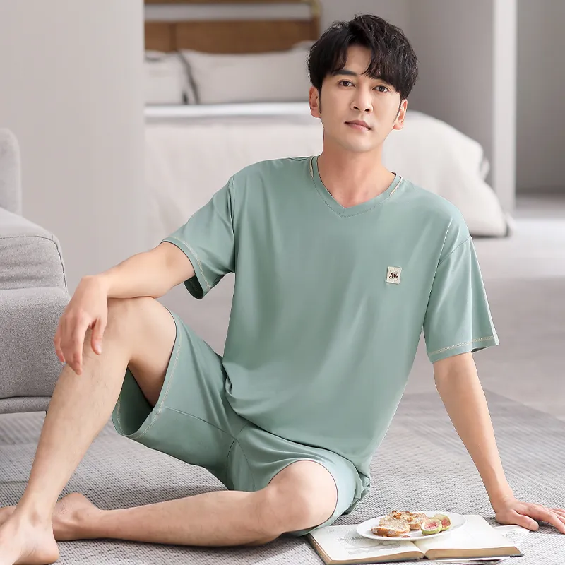 GOSO Pajama Set Men's Turquoise-1