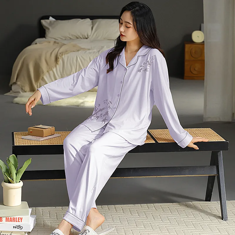 GOSO Pajama Set Women's Light Lavender-1