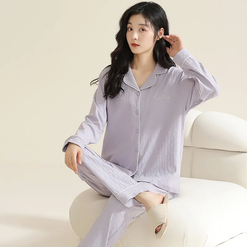 GOSO Pajama Set Women's Light Lavender-4