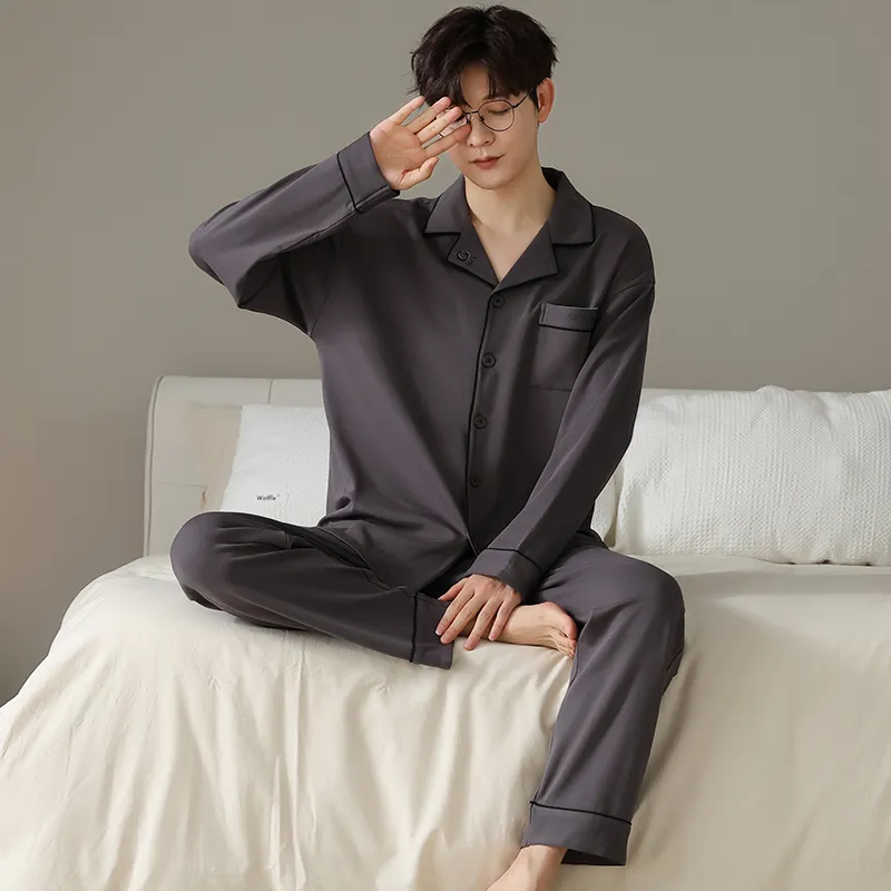 GOSO Pajama Set Men's Dark Gray-3