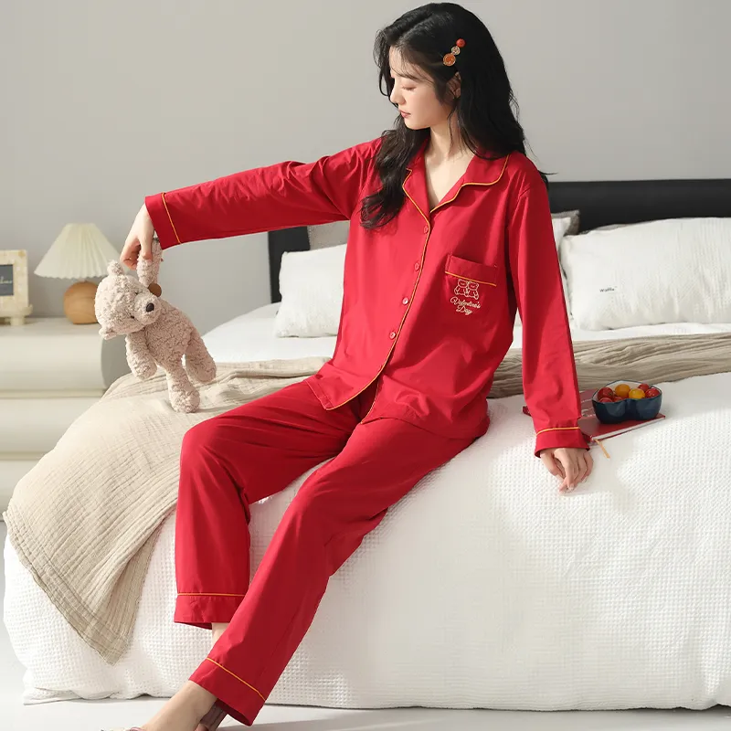 GOSO Pajama Set Women's Scarlet-4