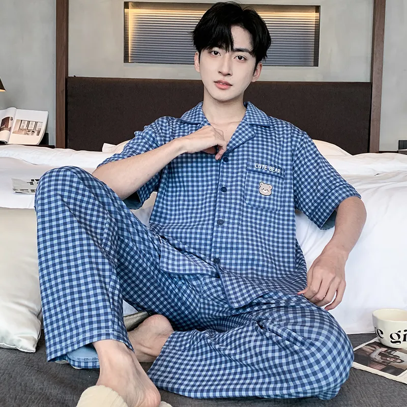 GOSO Pajama Set Men's Dodger Blue-3
