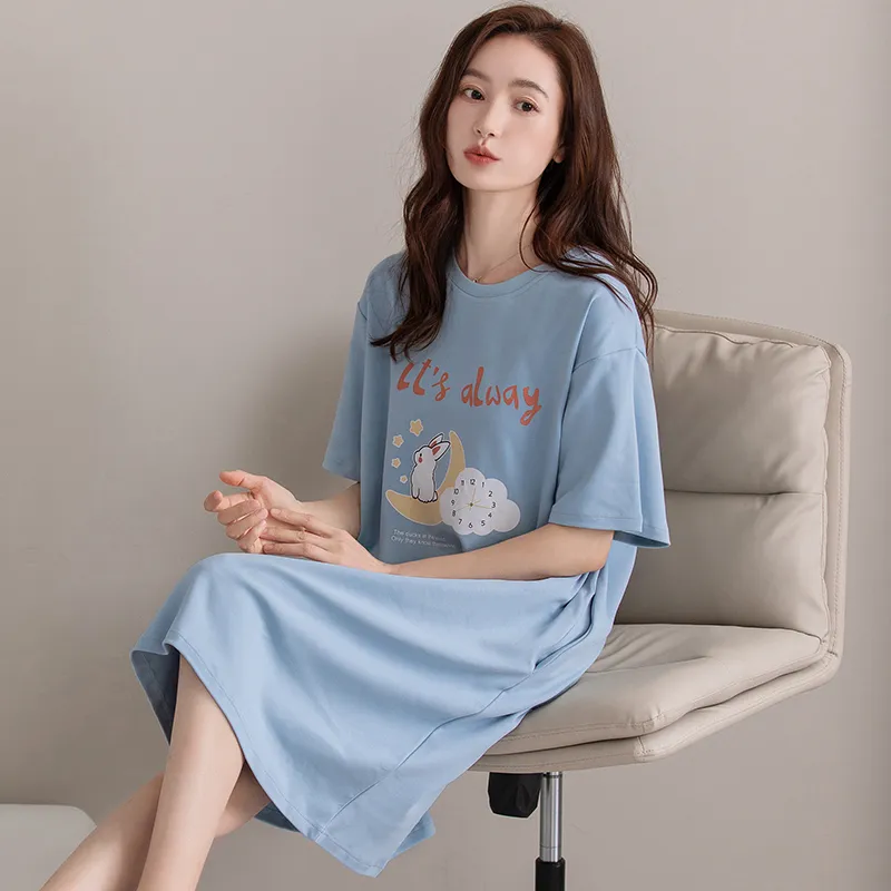 GOSO Nightgown Women's Sky Blue-2