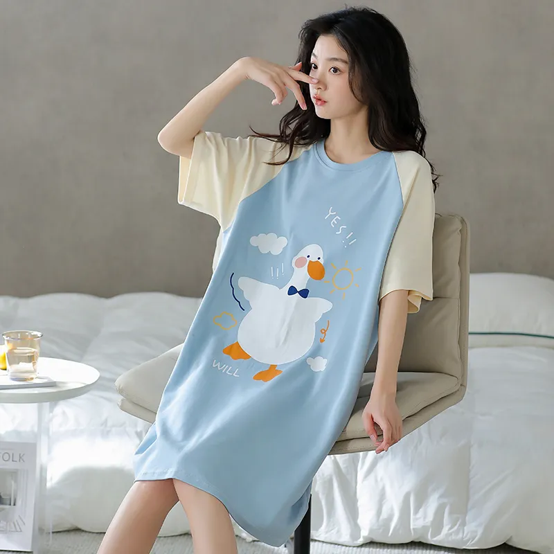 GOSO Nightgown Women's Sky Blue-1