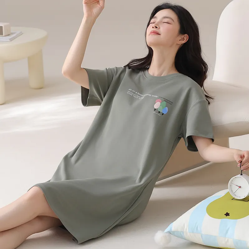 GOSO Nightgown Women's Army Green-2