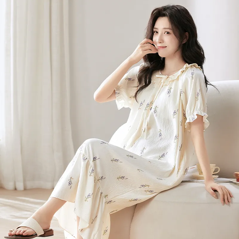 GOSO Nightgown Women's Ivory White-2