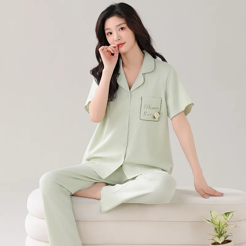GOSO Pajama Set Women's Turquoise-1