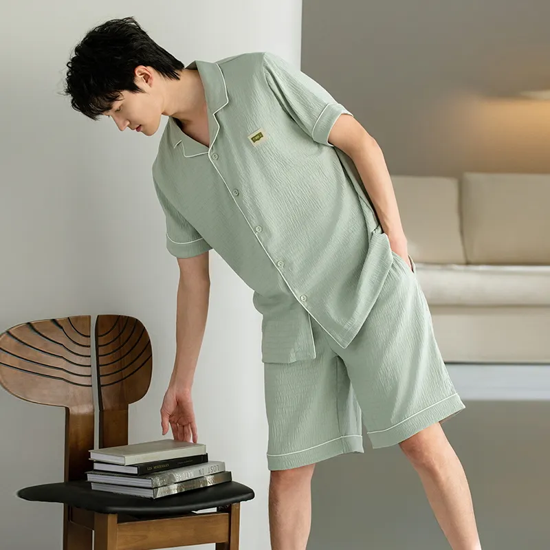 GOSO Pajama Set Men's Turquoise-2