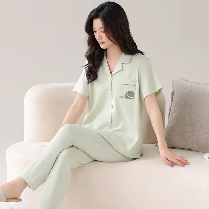 GOSO Pajama Set Women's Turquoise-6