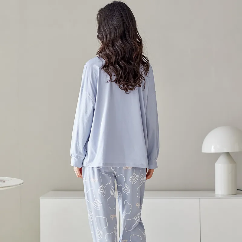 GOSO Pajama Set Women's Steel Blue-7