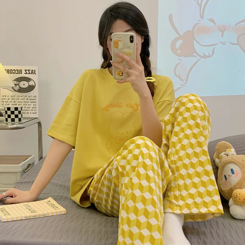 GOSO Pajama Set Women's Earth Yellow-3