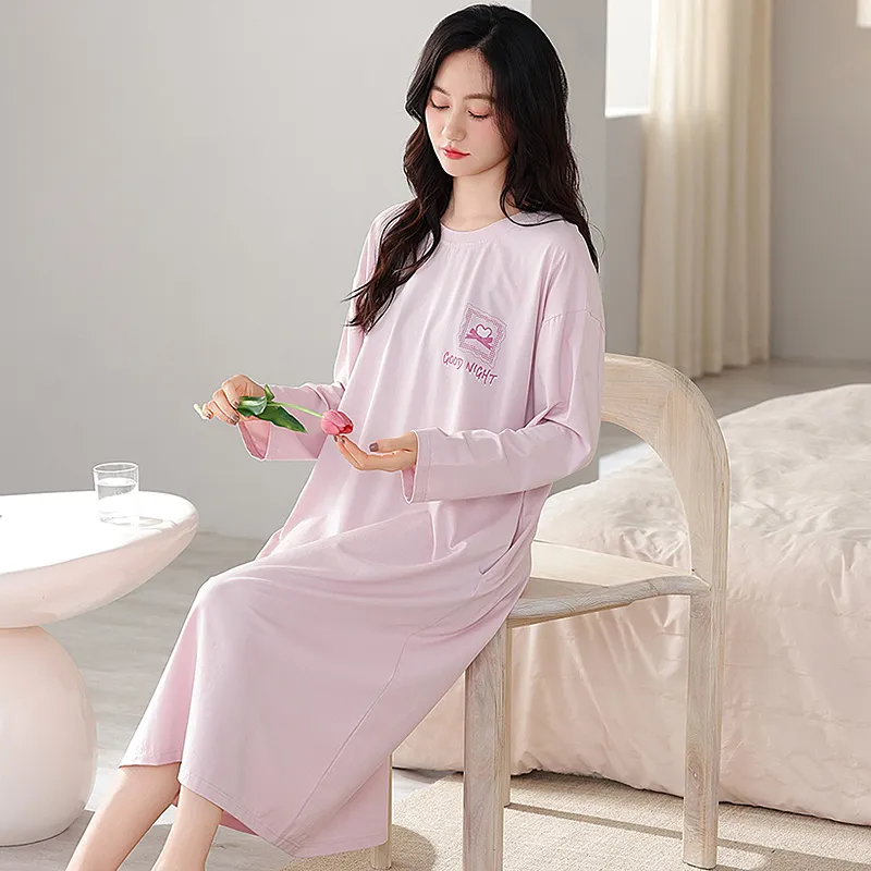 GOSO Nightgown Women's Light Purple-2