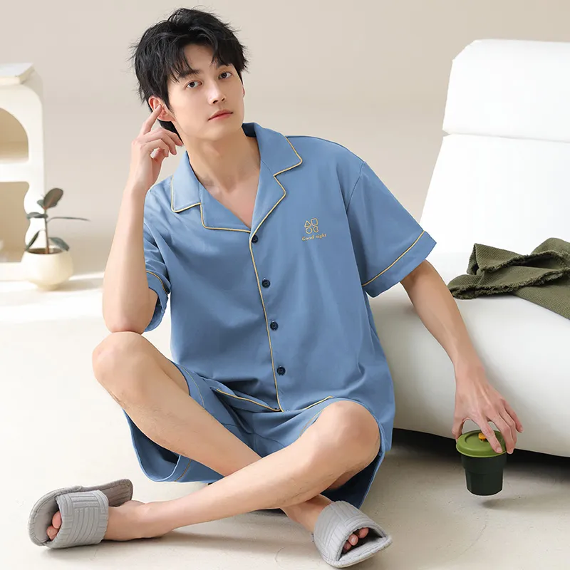 GOSO Pajama Set Men's Dodger Blue-4