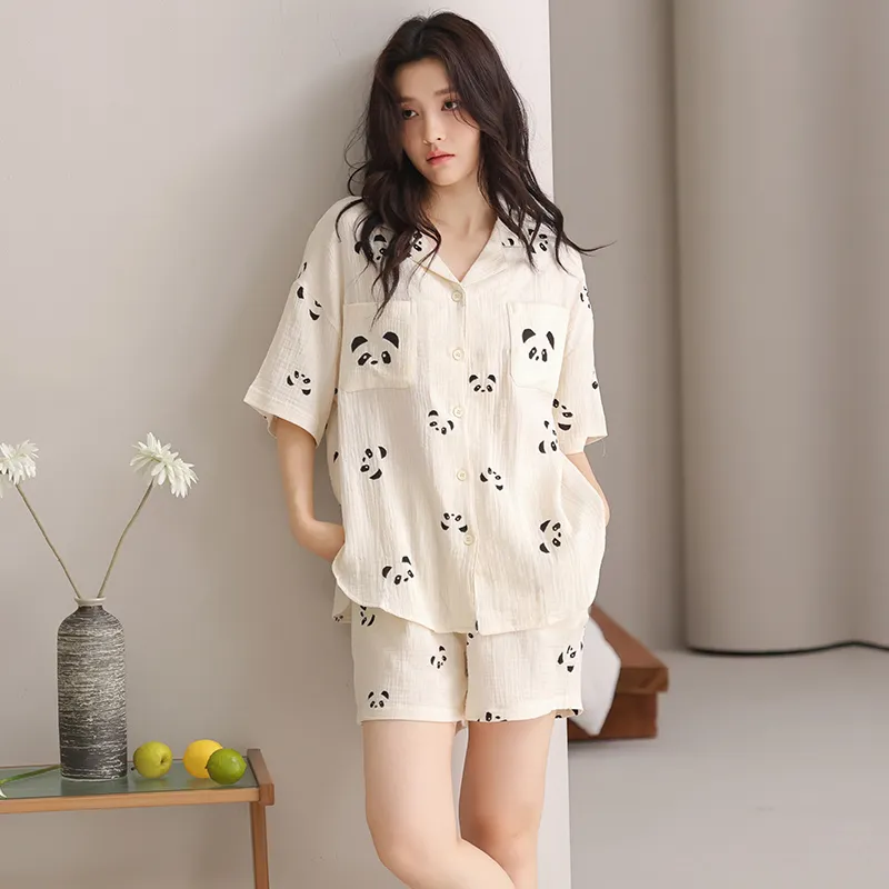 GOSO Pajama Set Women's Ivory White-1