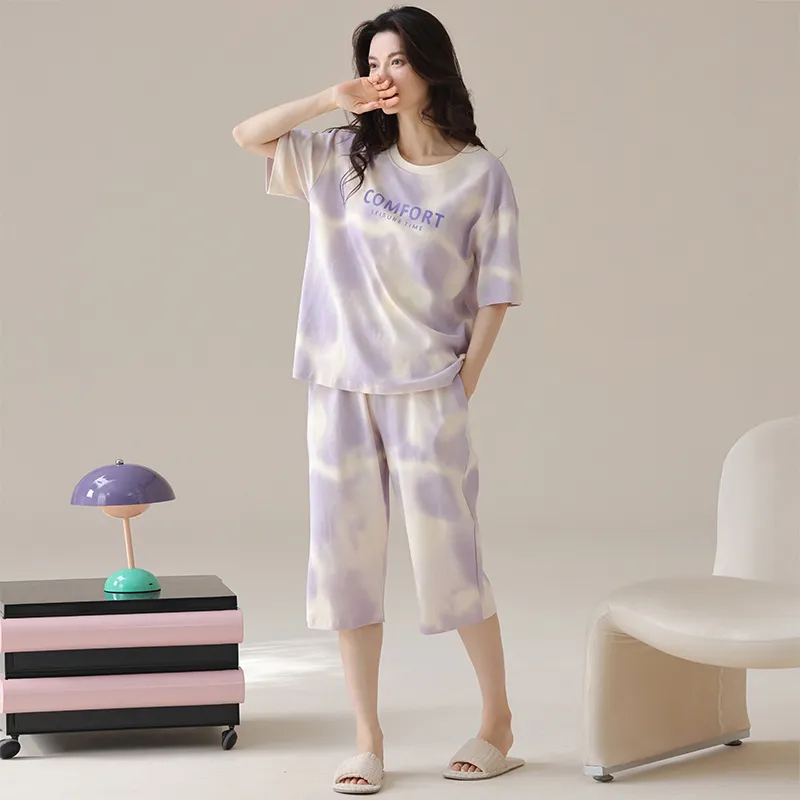 GOSO Pajama Set Women's Light Lavender-2