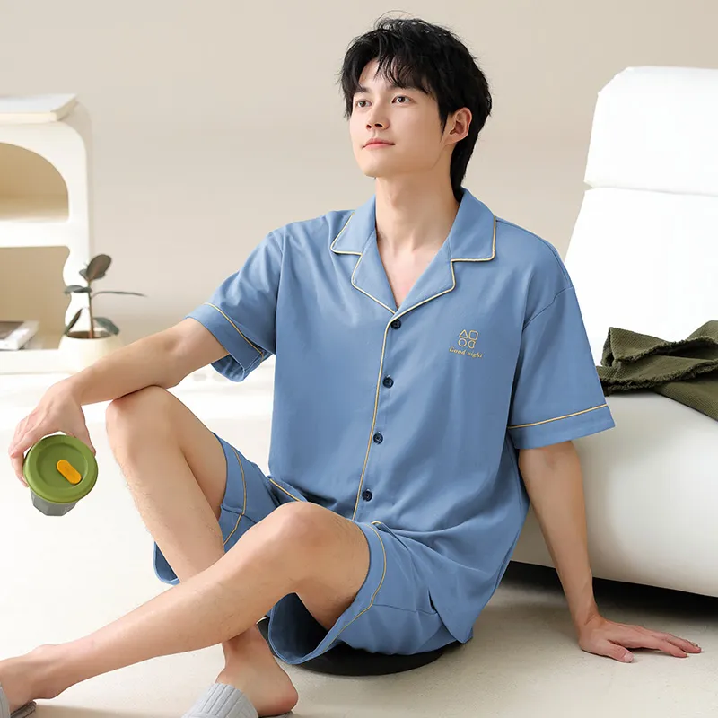 GOSO Pajama Set Men's Dodger Blue-1