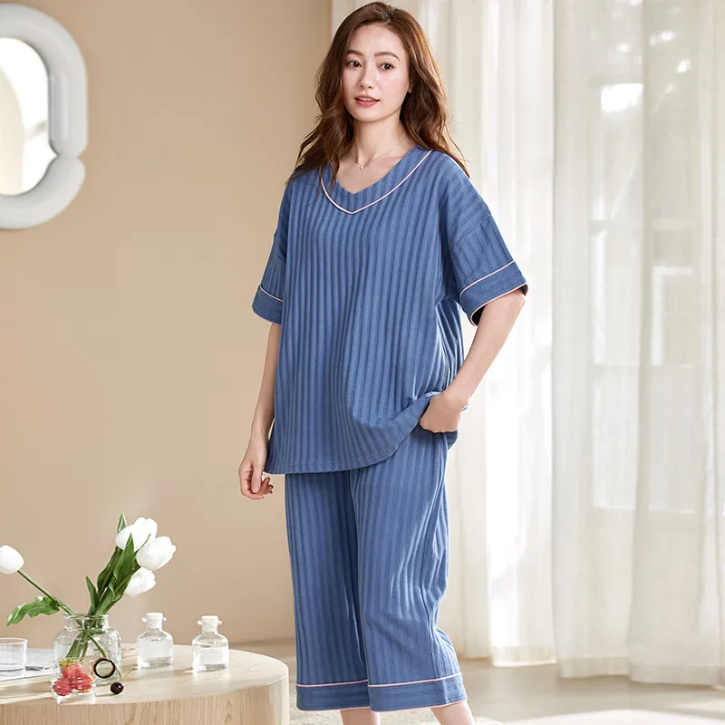 GOSO Pajama Set Women's Dodger Blue-1