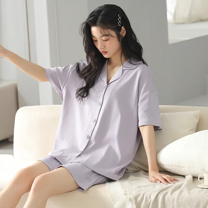 GOSO Pajama Set Women's Light Purple-3