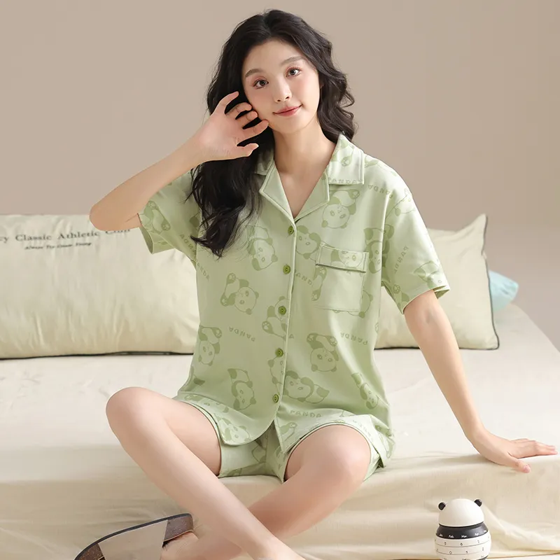 GOSO Pajama Set Women's Grass Green-2