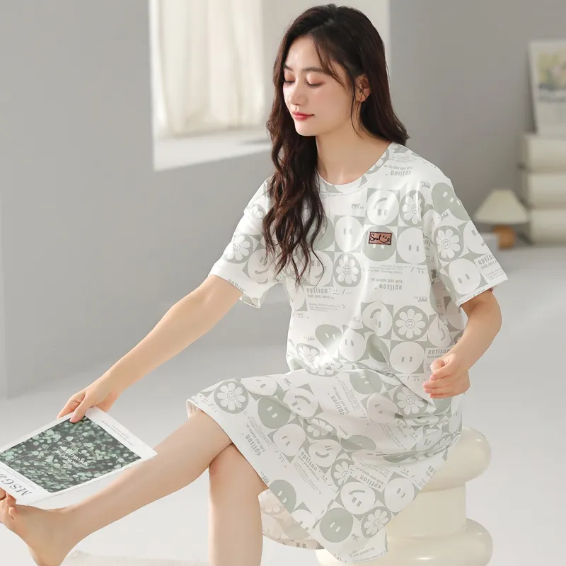 GOSO Nightgown Women's Light Gray-4