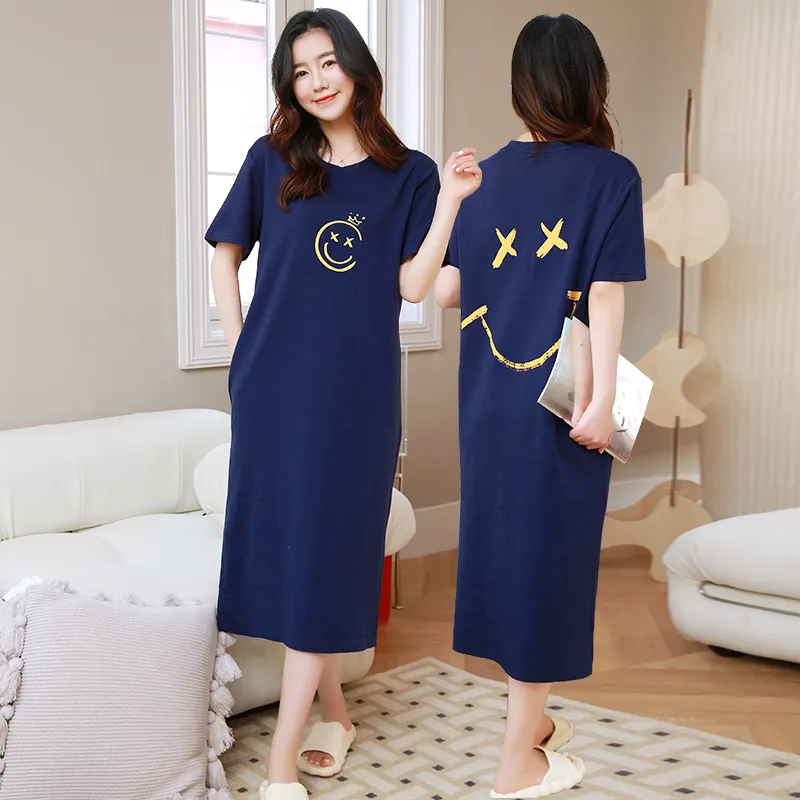 GOSO Nightgown Women's Royal Blue-7