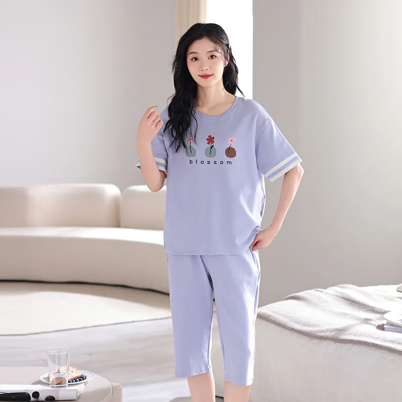 GOSO Pajama Set Women's Light Lavender-2