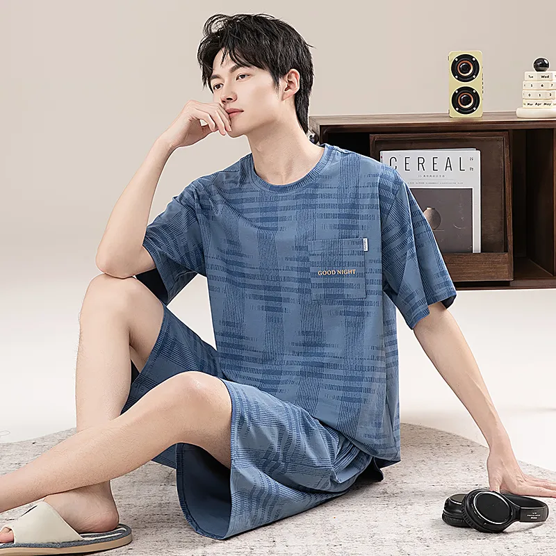 GOSO Pajama Set Men's Dodger Blue-1