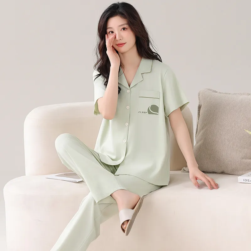 GOSO Pajama Set Women's Turquoise-5