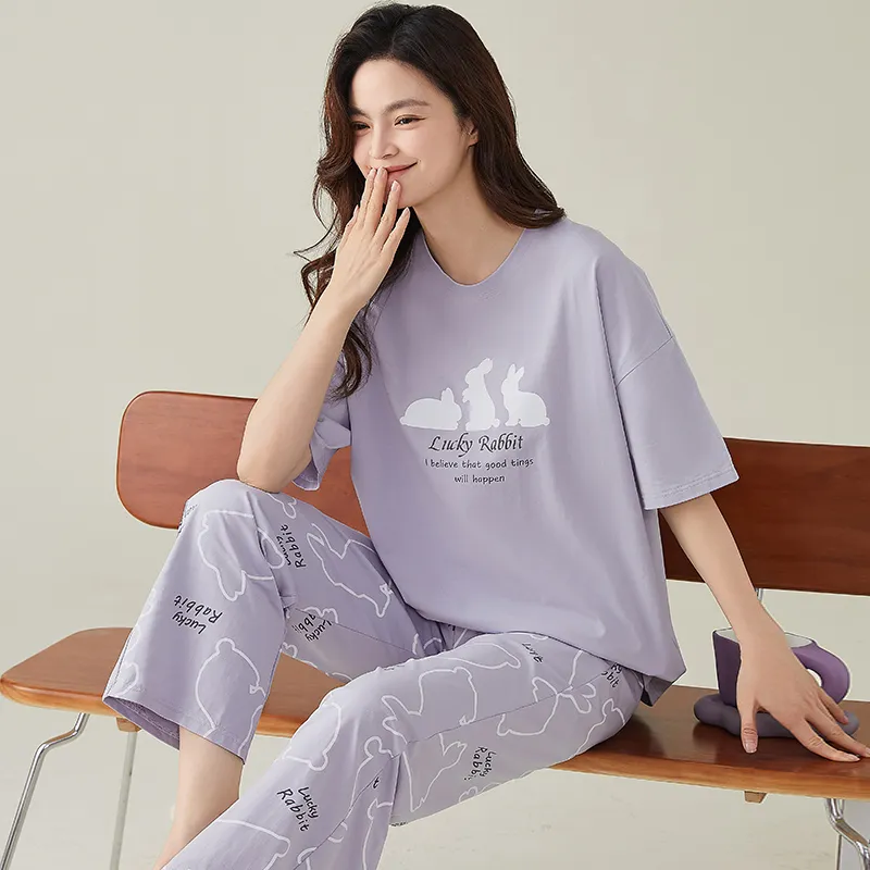 GOSO Pajama Set Women's Light Lavender-2
