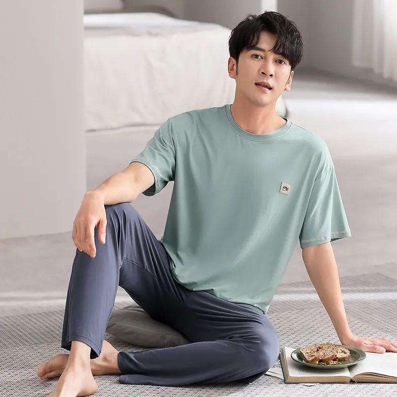 GOSO Pajama Set Men's Turquoise-6