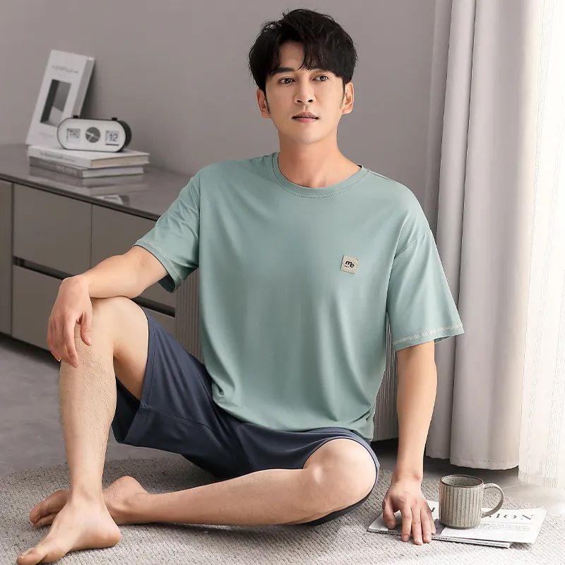 GOSO Pajama Set Men's Turquoise-2