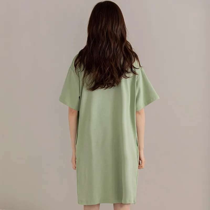 GOSO Nightgown Women's Yellow Green-7