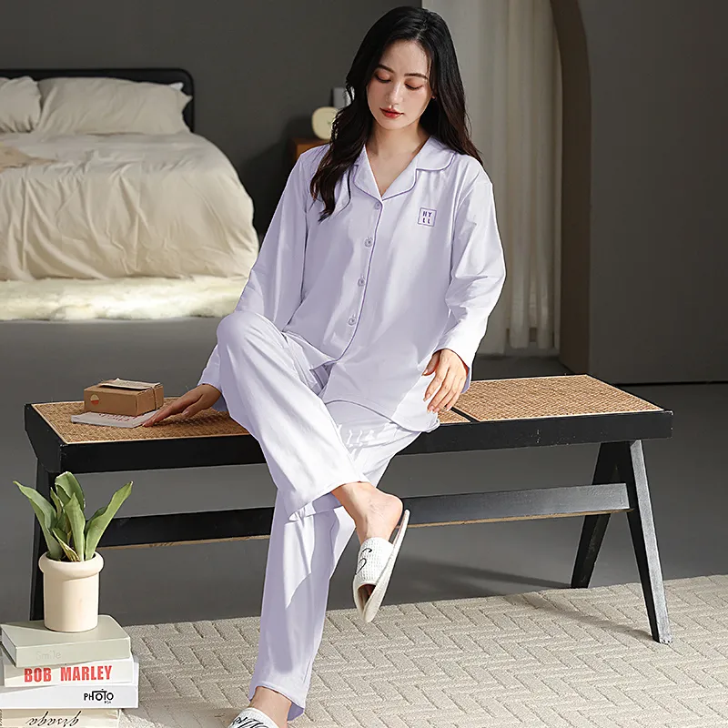 GOSO Pajama Set Women's Light Lavender-3