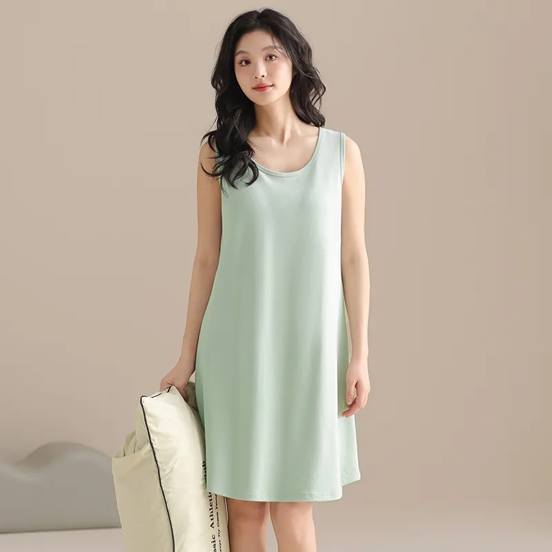 GOSO Nightgown Women's Blue Green-1