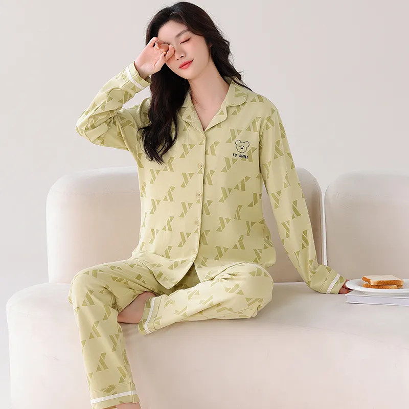 GOSO Pajama Set Women's Light Matcha-6
