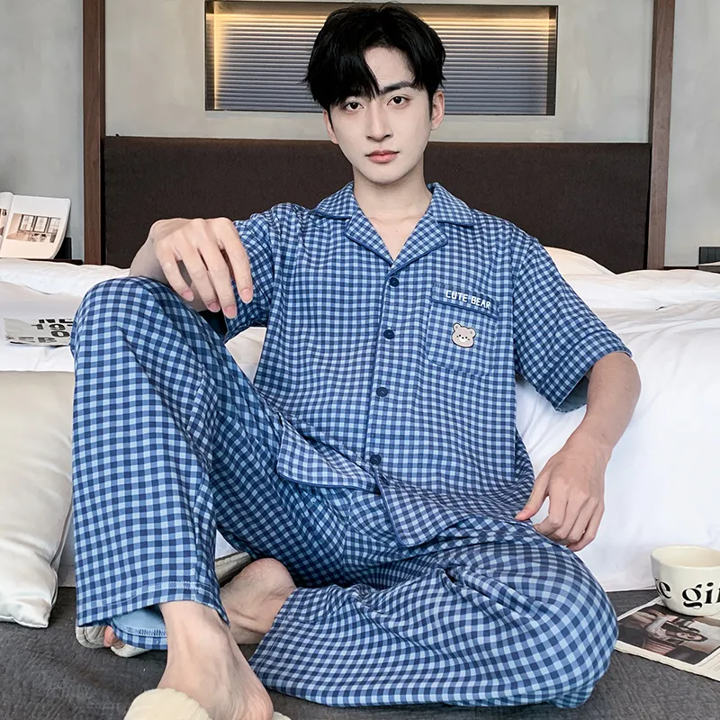 GOSO Pajama Set Men's Dodger Blue-1