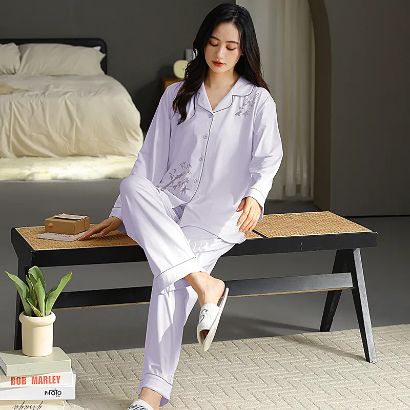 GOSO Pajama Set Women's Light Lavender-3