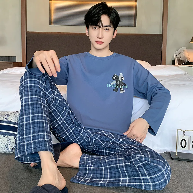 GOSO Pajama Set Men's Dodger Blue-1