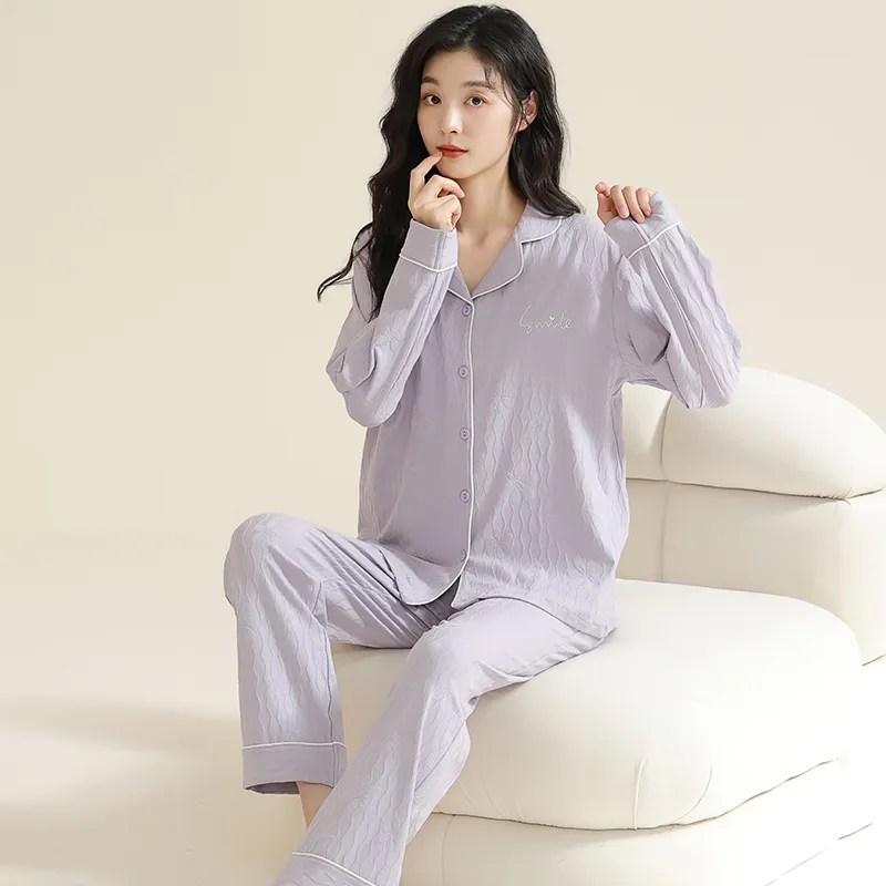 GOSO Pajama Set Women's Light Lavender-3