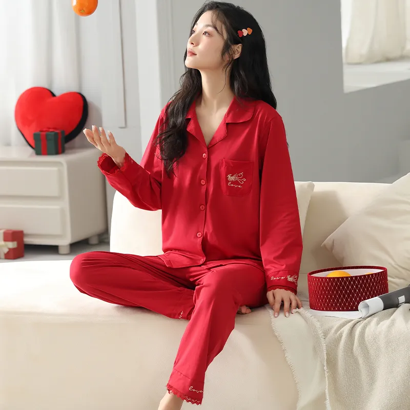 GOSO Pajama Set Women's Scarlet-4